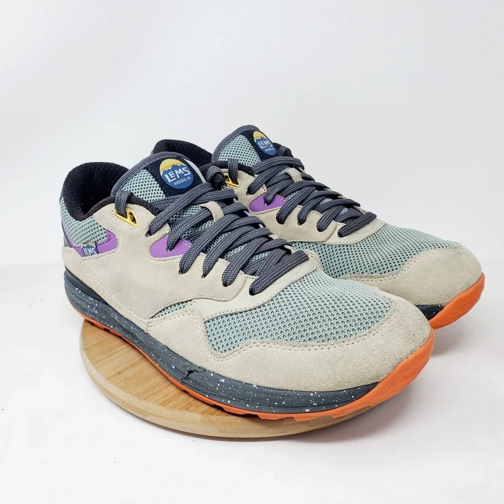 Lems Trailhead Shoes Men 10 & 10.5 MISMATCHED Suede Lace Up Low Barefoot Sneaker